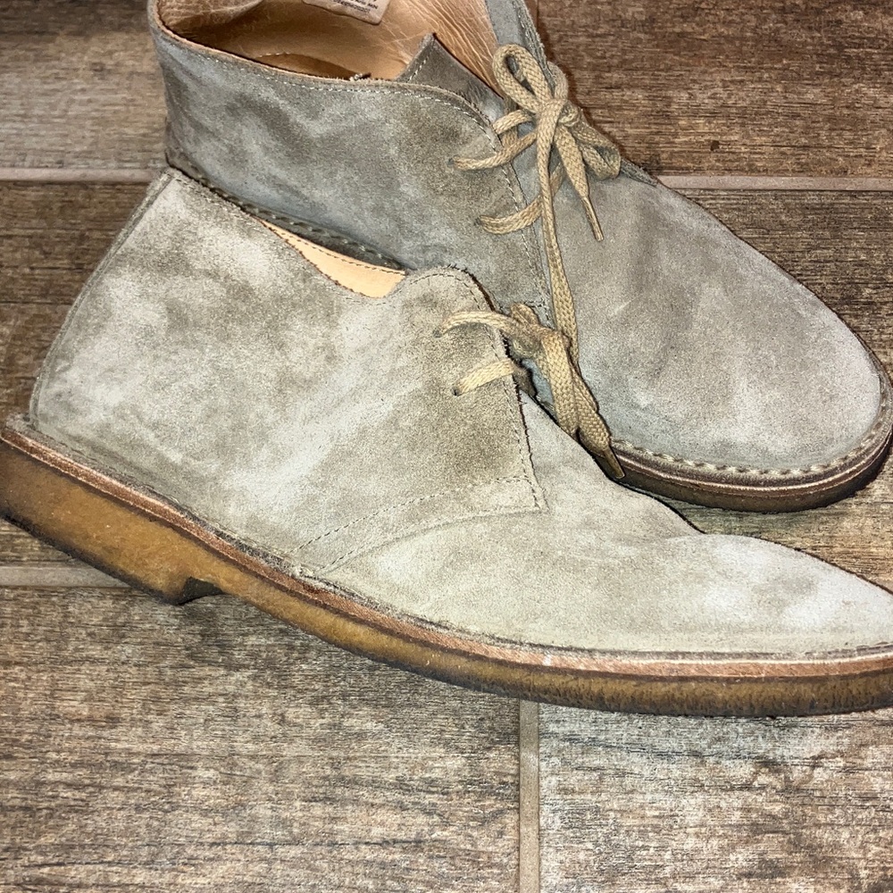 ASTORFLEX GREENFLEX MENS CHUKKA STONE BEIGE SUEDE MADE IN ITALY 9 - Picture 4 of 13
